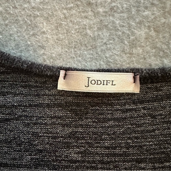 Jodifl black knee length floral embroidered dress size L - Picture 4 of 7